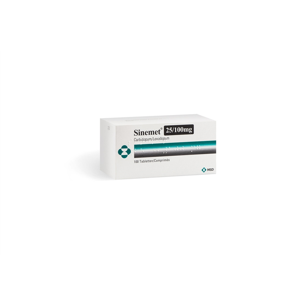 SINEMET Tabl 25mg/100mg Blist 100 Stk, Hauptbild