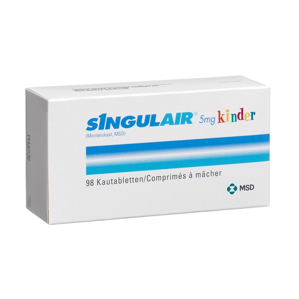 SINGULAIR cpr croquer 5 mg enf blist 98 pce, image principale