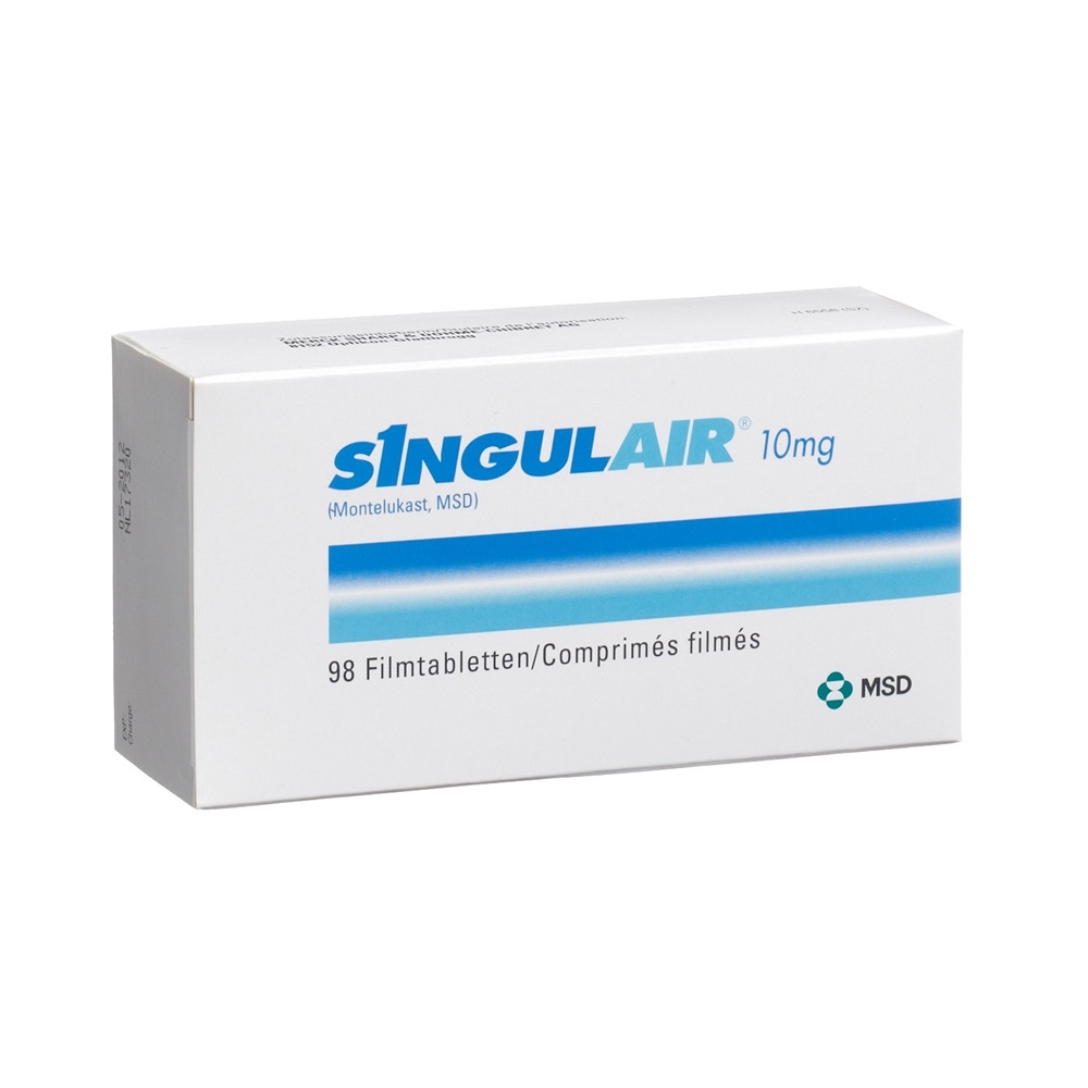 SINGULAIR cpr pell 10 mg blist 98 pce, image principale