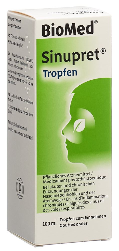 SINUPRET gouttes fl 100 ml, image principale