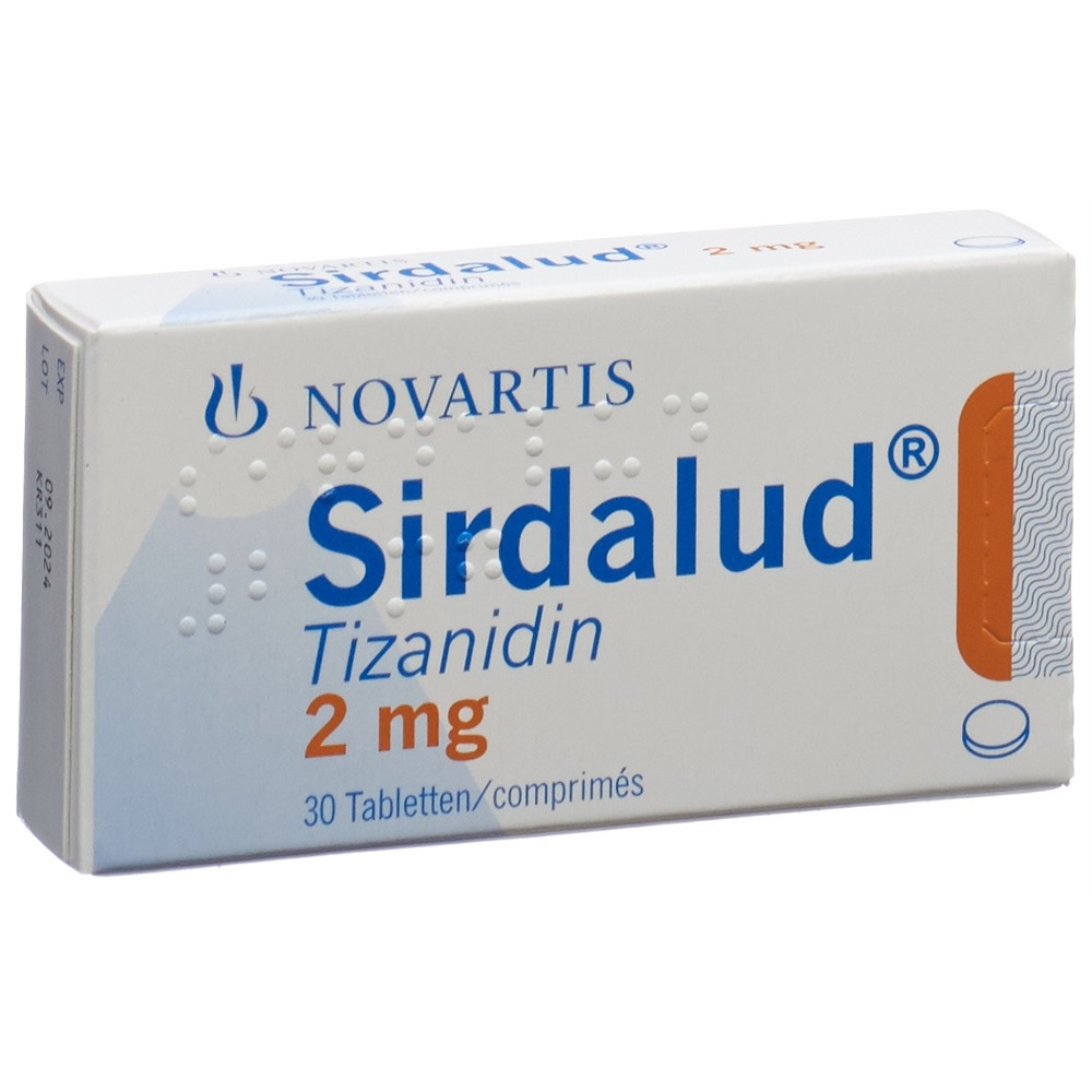 SIRDALUD cpr 2 mg blist 30 pce, image principale