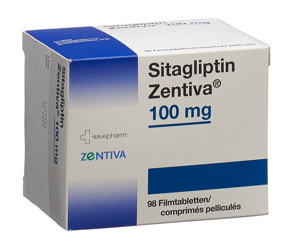 SITAGLIPTINE Zentiva 100 mg, image principale