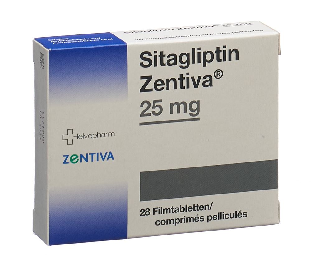 SITAGLIPTINE Zentiva 25 mg, image principale