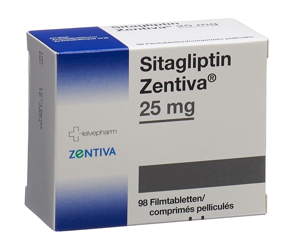 SITAGLIPTINE Zentiva 25 mg, image principale