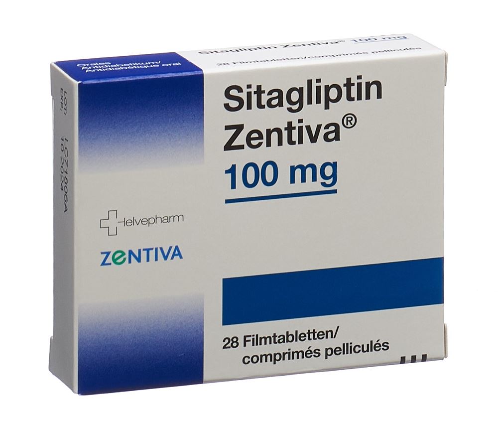 SITAGLIPTINE Zentiva 100 mg, Hauptbild