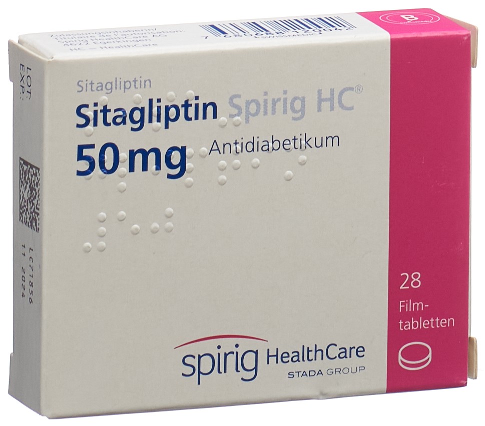 SITAGLIPTINE Spirig HC Cpr Pell 50 Mg Blist 28 Pce Commander En Ligne sitagliptine-spirig-hc-cpr-pell-50-mg-blist-28-pce-commander-en-ligne