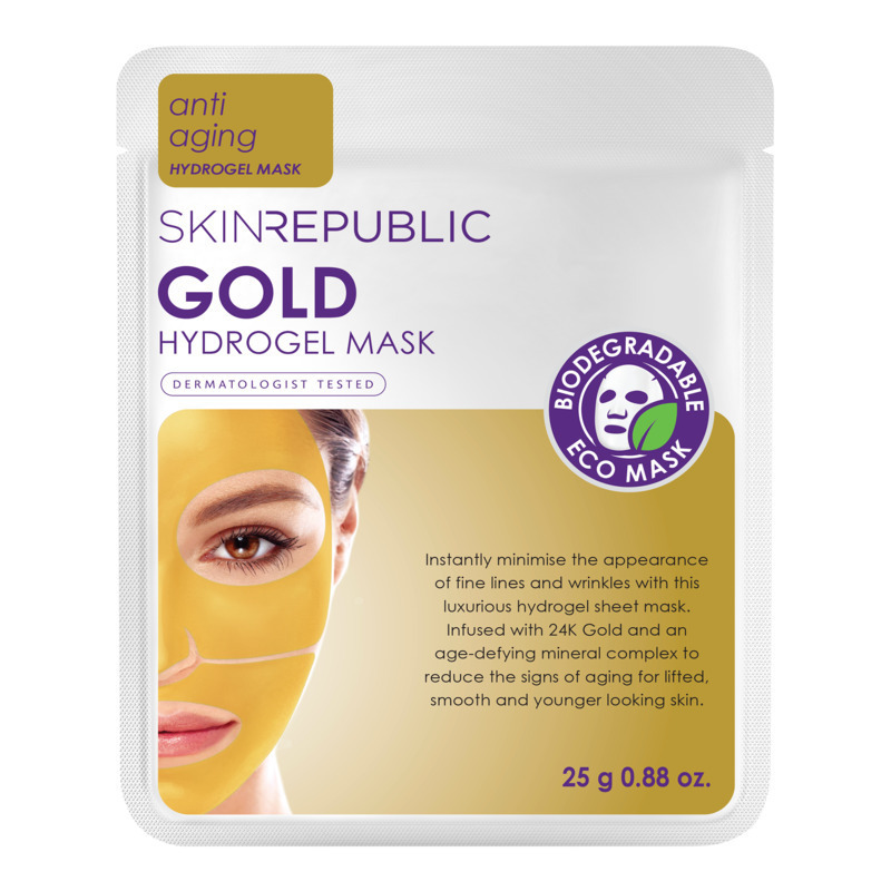 SKIN REPUBLIC Gold Hydrogel Face Mask