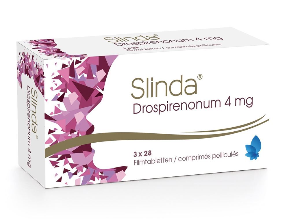 SLINDA Filmtabl 4 mg Blist 28 Stk, Hauptbild