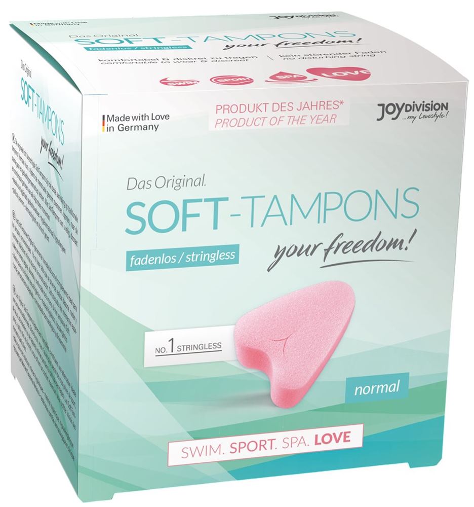 SOFT-TAMPONS normal 3 Stk, Hauptbild SOFT-TAMPONS normal 3 Stk, Hauptbild