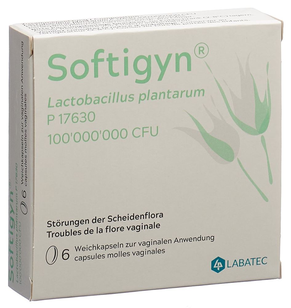 SOFTIGYN caps vag 100 Mio E blist 6 pce