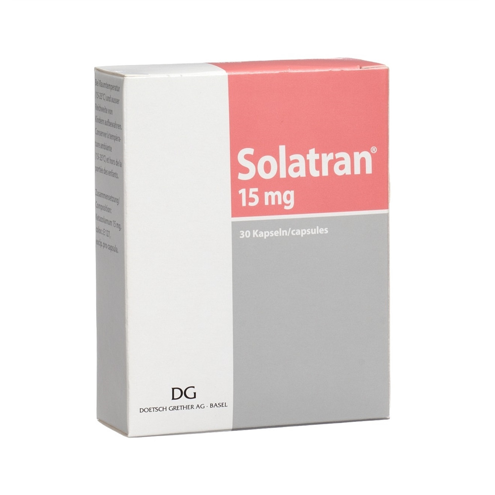 Solatran caps 15 mg blist 30 pce, image principale