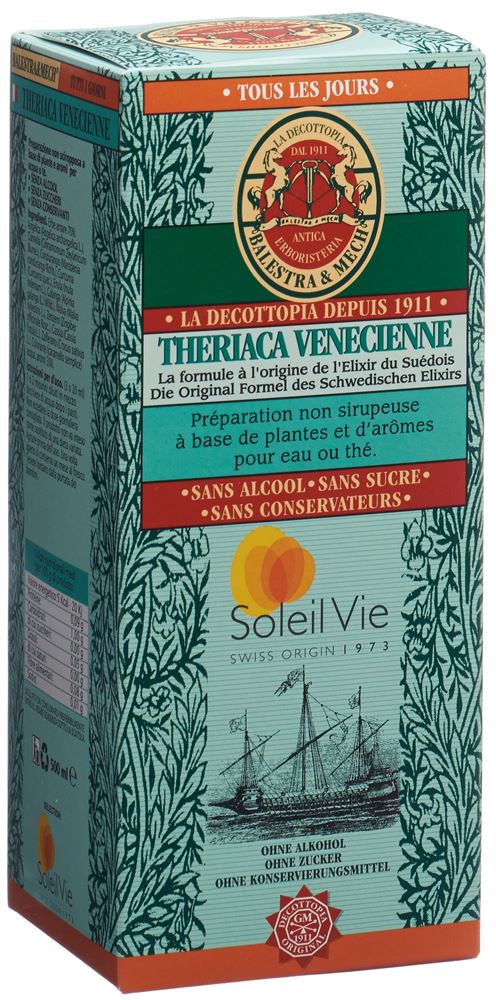 SOLEIL VIE Theriaca Vénécienne Schwedenelixir