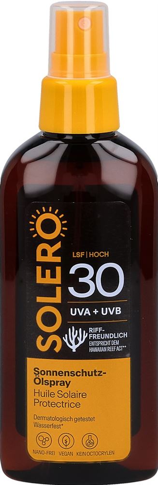 SOLERO spray huile solaire protectrice