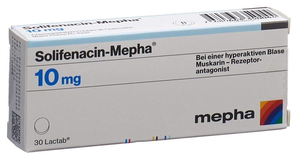 SOLIFENACINE Mepha 10 mg, image principale