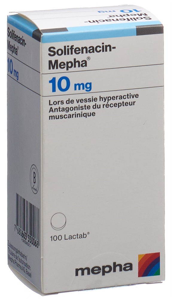 SOLIFENACINE Mepha 10 mg, image 2 sur 2