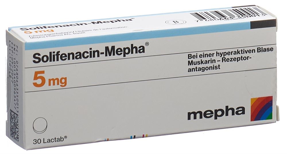 SOLIFENACINE Mepha 5 mg, Hauptbild