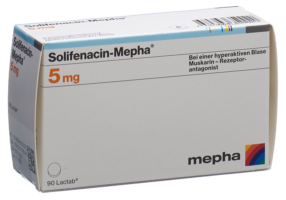 SOLIFENACINE Mepha 5 mg, Hauptbild