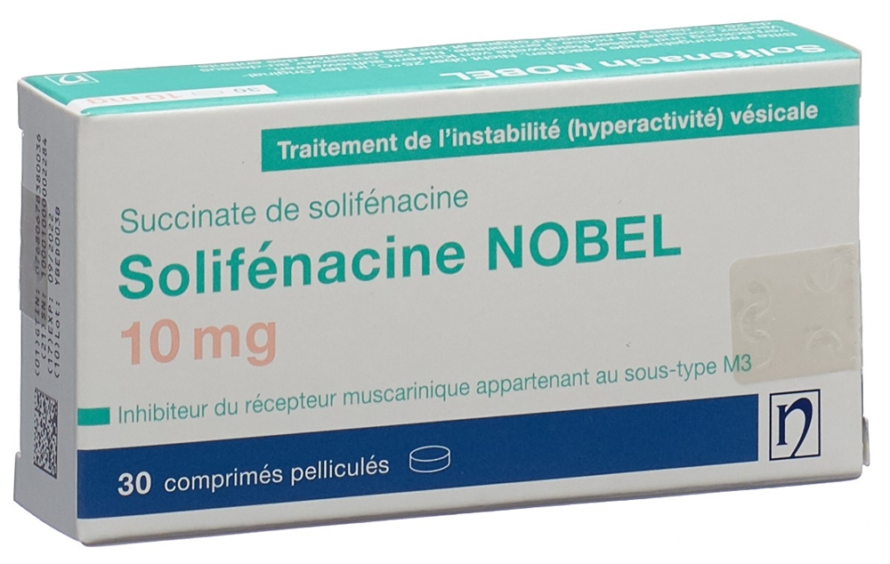 SOLIFENACINE NOBEL 10 mg, image 2 sur 2