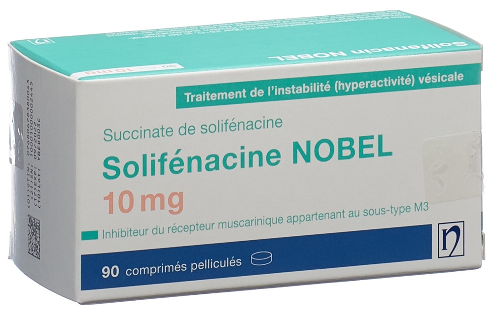 SOLIFENACINE NOBEL 10 mg, image 2 sur 2