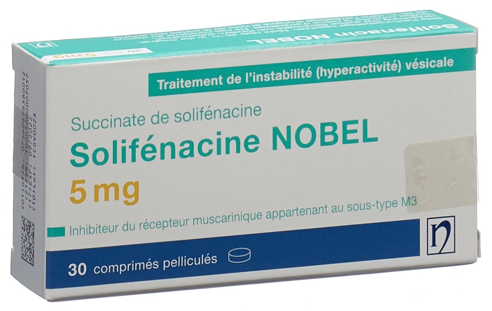 SOLIFENACINE NOBEL 5 mg, image 2 sur 2