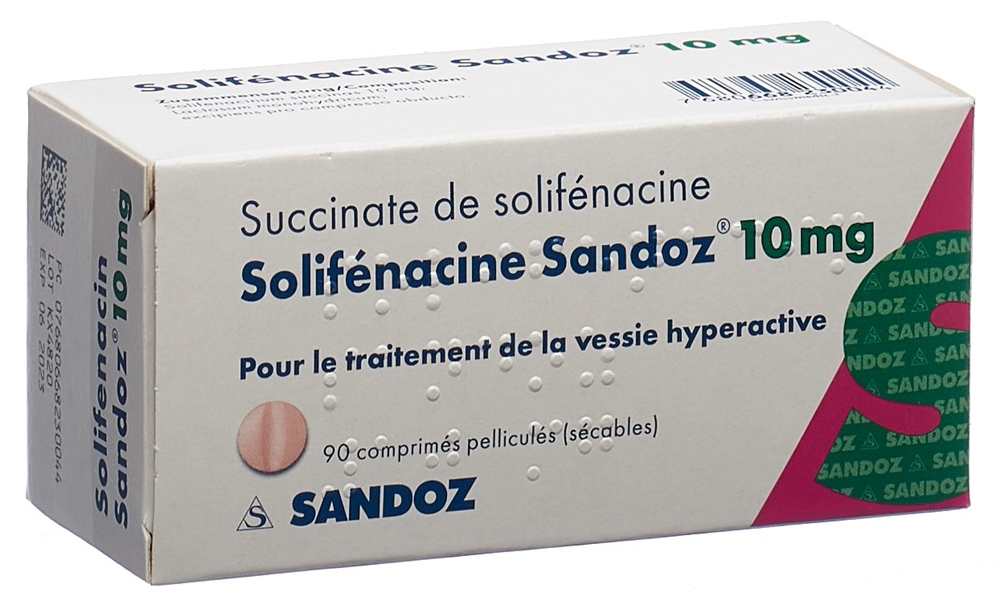 SOLIFENACINE Sandoz 10 mg, Bild 2 von 2