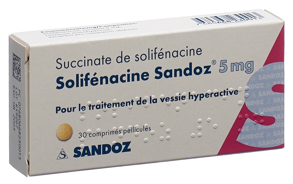 Solifenacin Sandoz Sandoz 5 mg, Bild 2 von 2