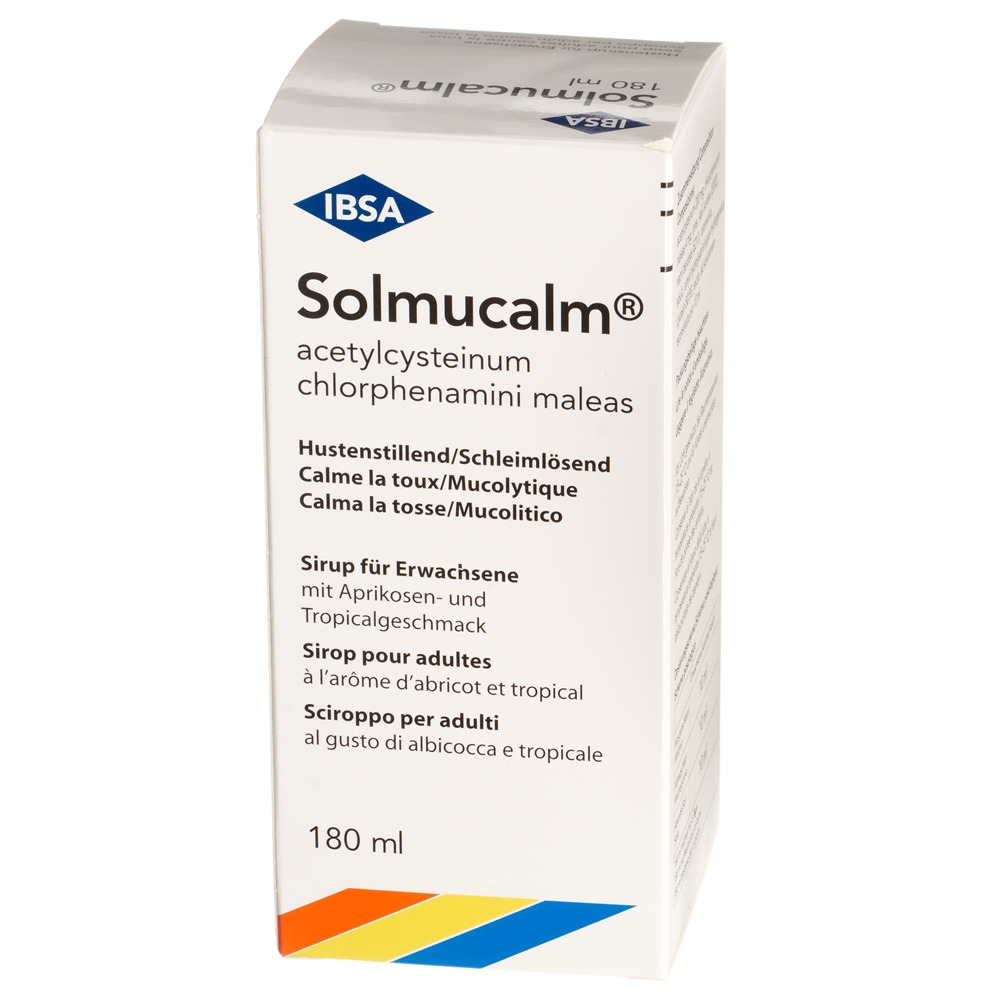 SOLMUCALM sirop adult fl 180 ml, image principale