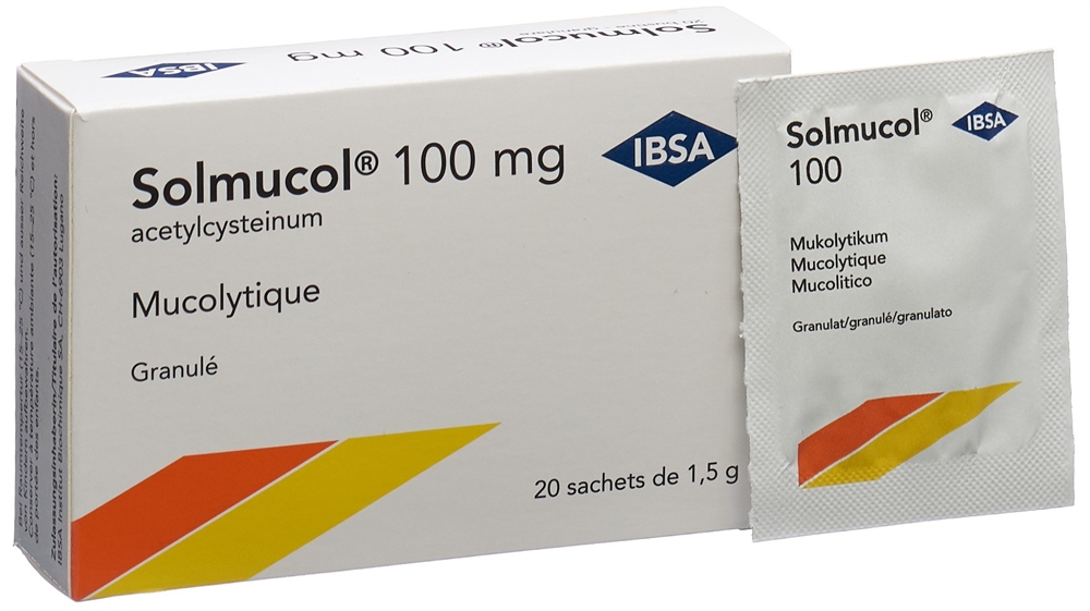 SOLMUCOL gran 100 mg sans sucre sach 1.5 g, image 3 sur 5