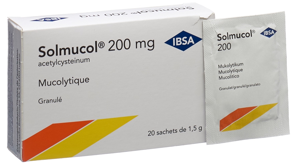 SOLMUCOL Gran 200 mg ohne Zucker Btl 1.5 g, Bild 3 von 5