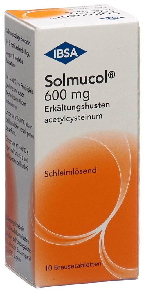 SOLMUCOL toux grasse 600 mg