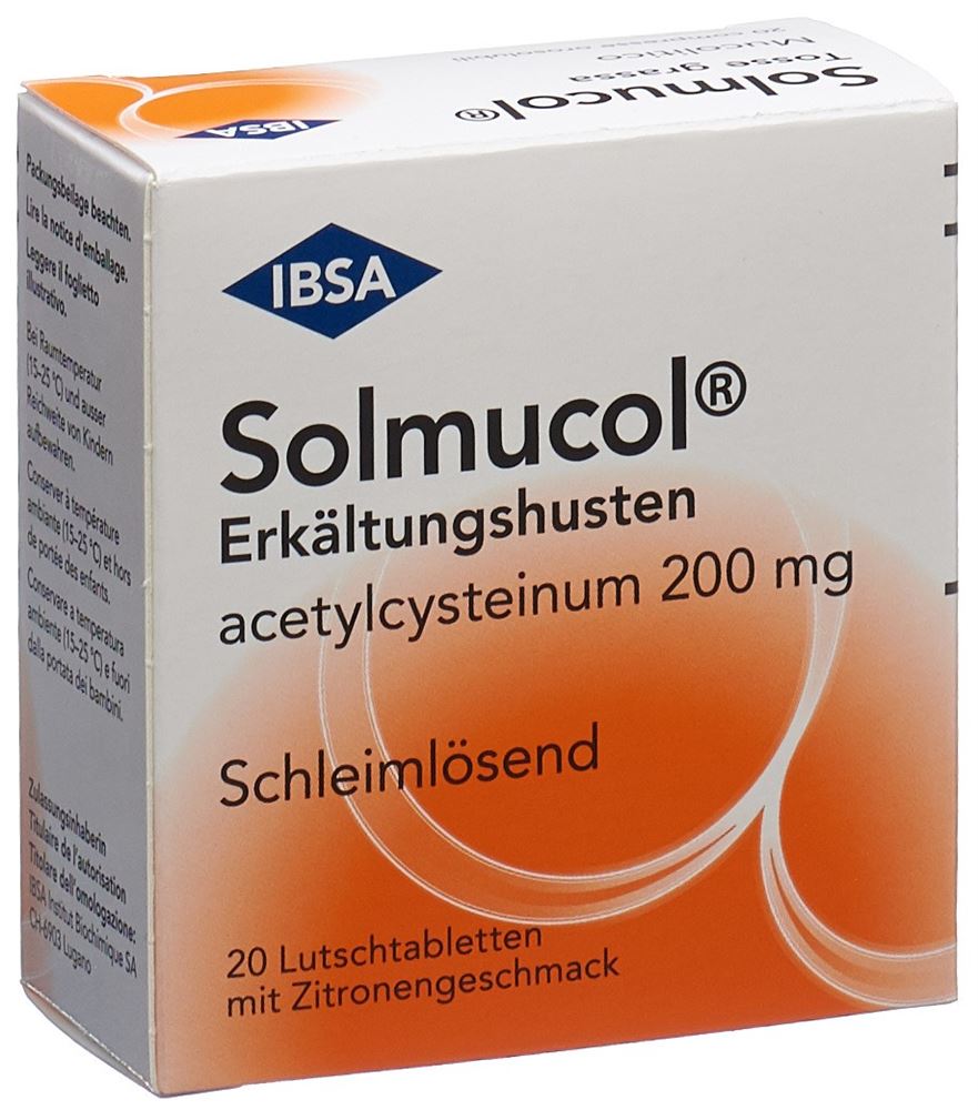 SOLMUCOL toux grasse 200 mg