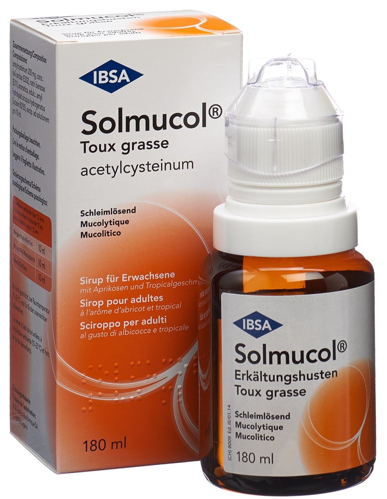 SOLMUCOL toux grasse 200 mg/10ml, image 3 sur 5