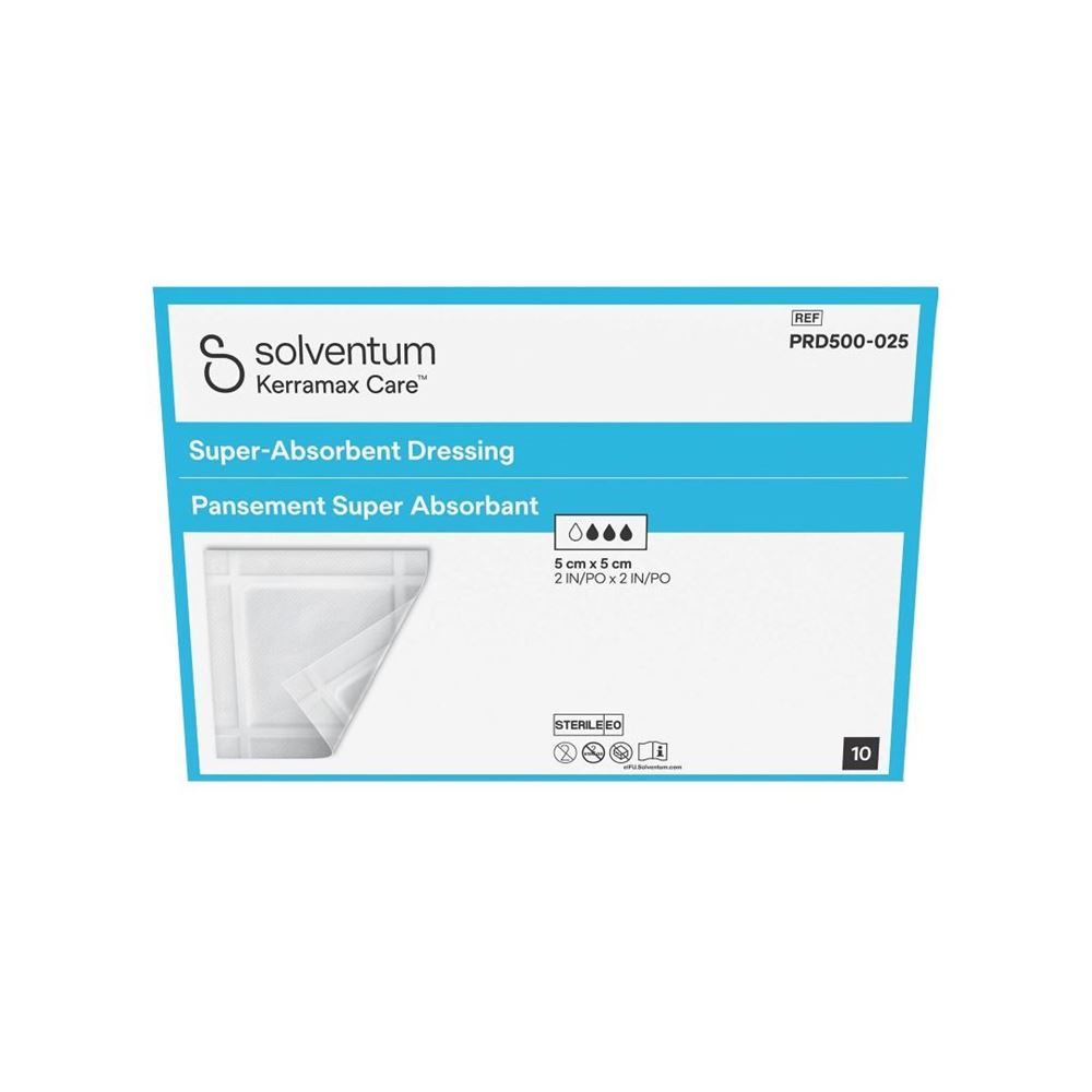 SOLVENTUM Kerramax Care pansement super absorbant