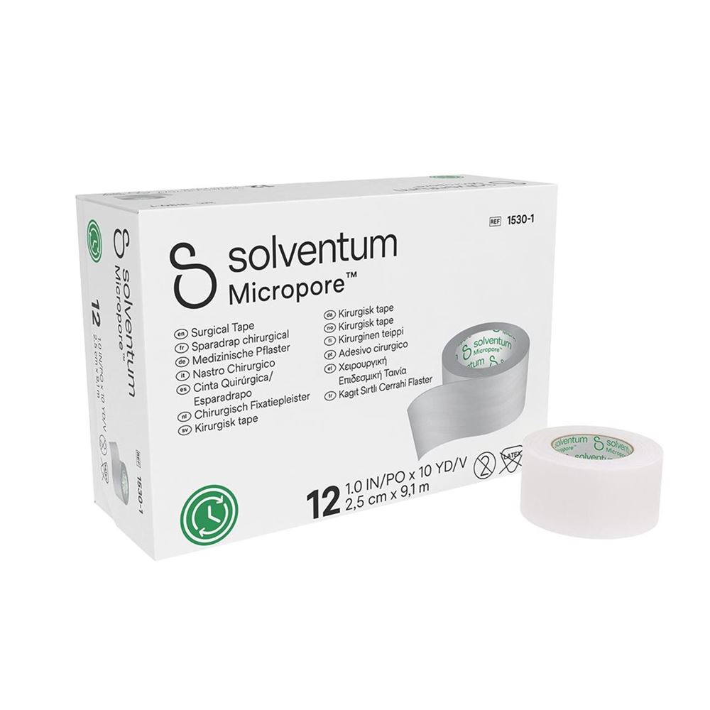SOLVENTUM Micropore Rollenpflaster ohne Dispenser