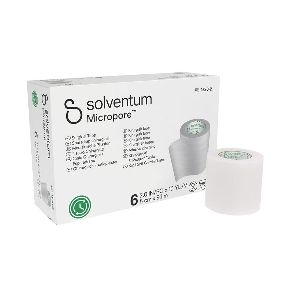 SOLVENTUM Micropore Rollenpflaster ohne Dispenser