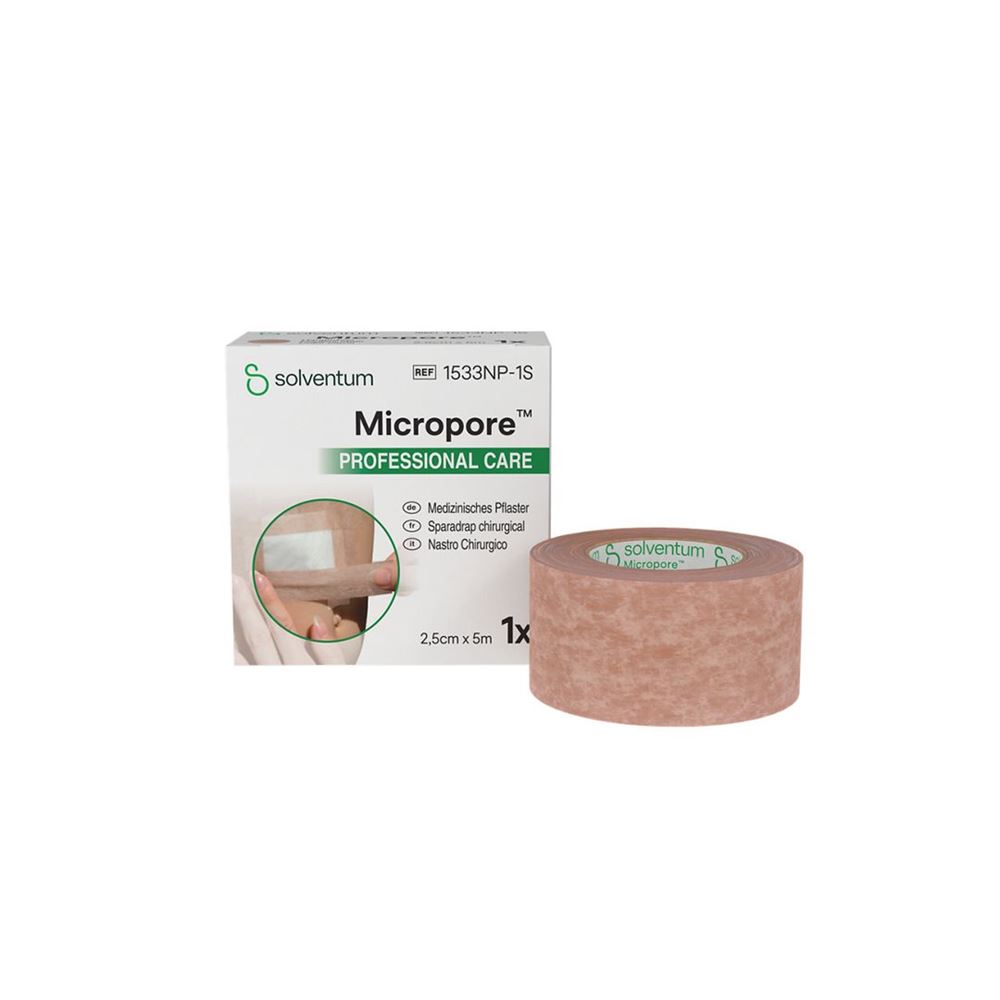 SOLVENTUM Micropore sparadrap sans dispenser