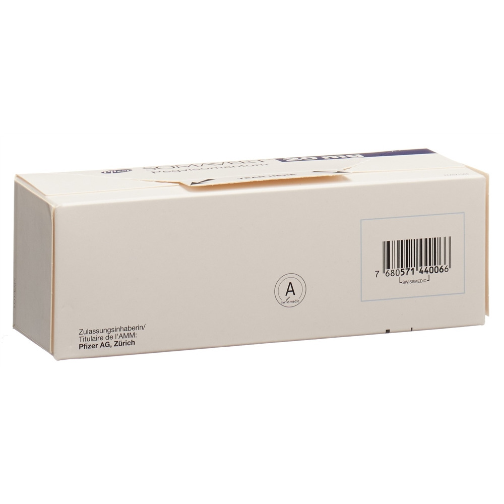 Somavert subst sèche 20 mg avec solvant (seringue pré-remplie) ser pré 1 pce, image 2 sur 3