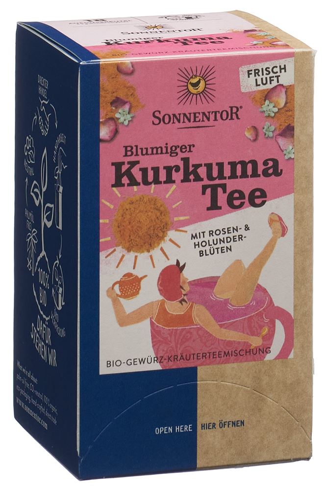 SONNENTOR blumiger Kurkuma Tee