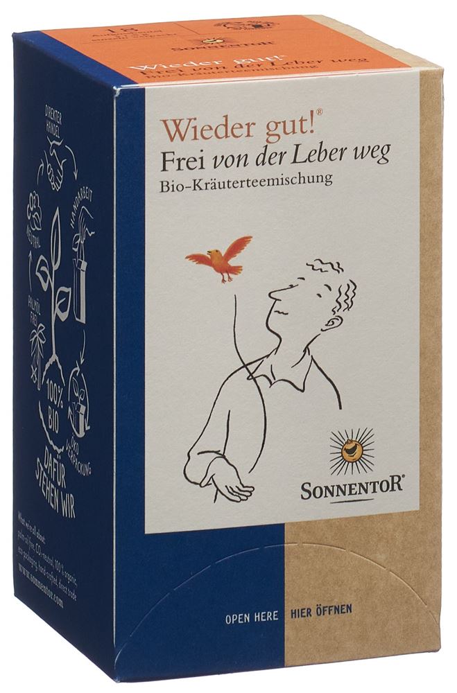 SONNENTOR Frei von der Leber weg Tee, Hauptbild