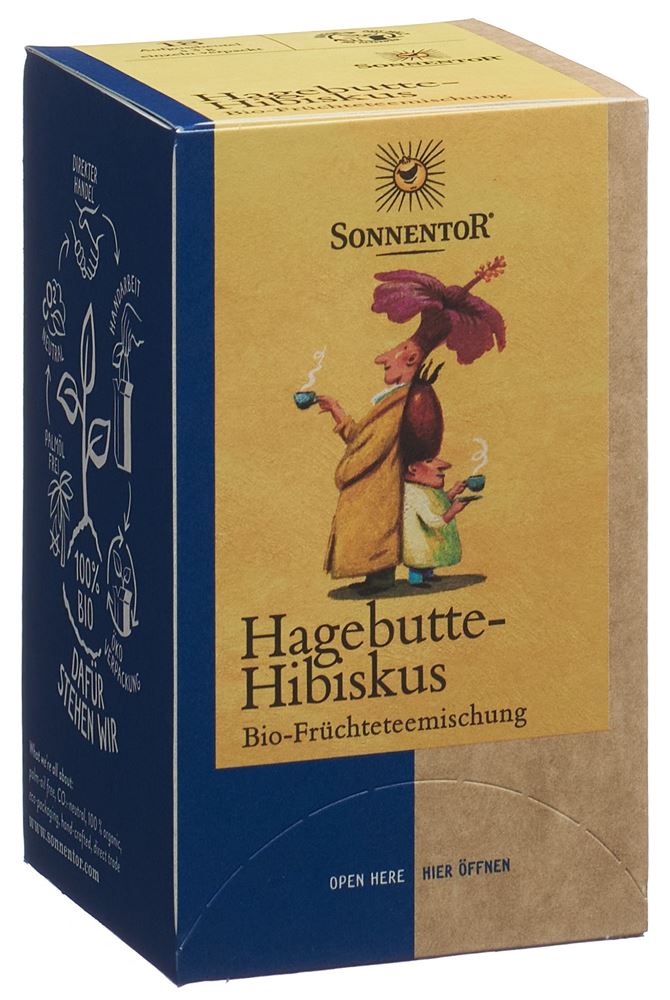 SONNENTOR Hagebutte Hibiskus Tee, Hauptbild