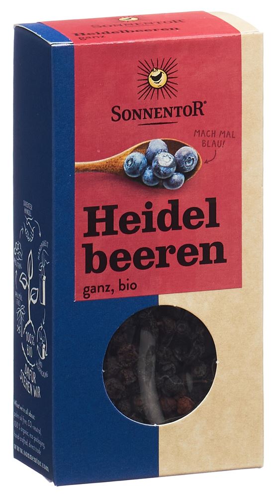 SONNENTOR Heidelbeeren, Hauptbild