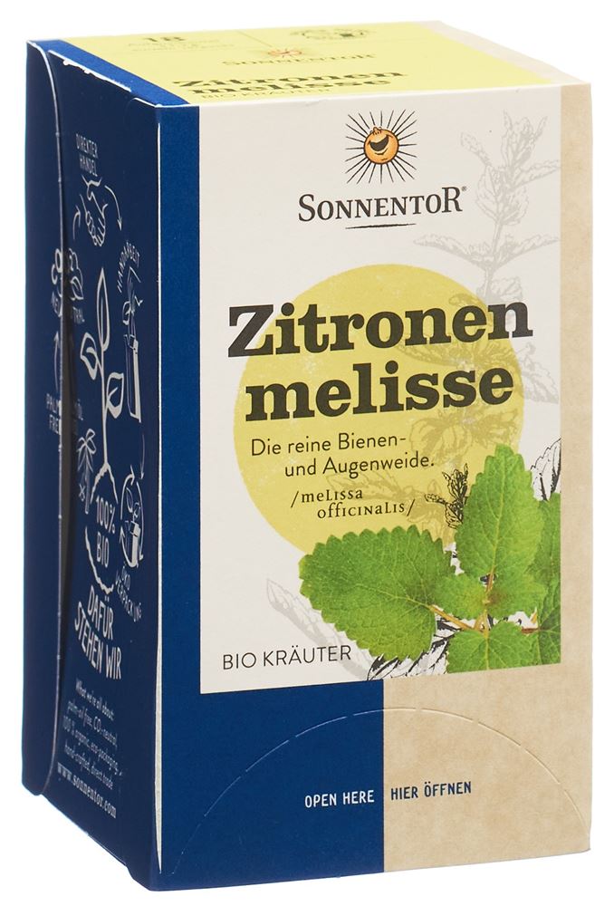 SONNENTOR Zitronenmelisse Tee, Hauptbild