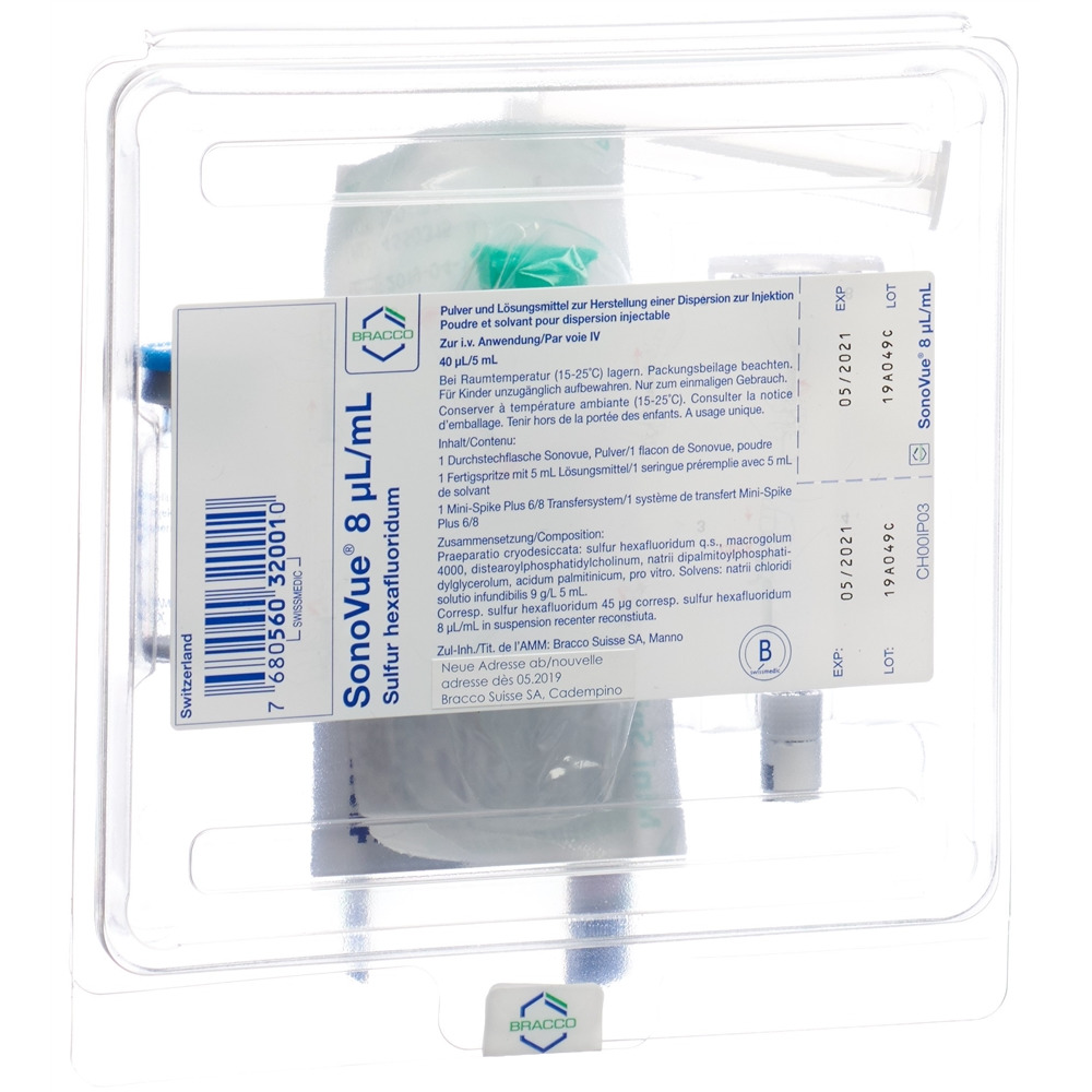 SONOVUE Trockensub mit Solvens Inj kit 1 Stk, Hauptbild