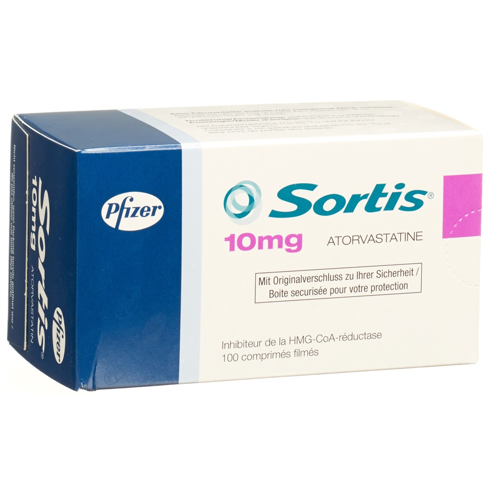 SORTIS cpr pell 10 mg blist 100 pce, image 2 sur 2