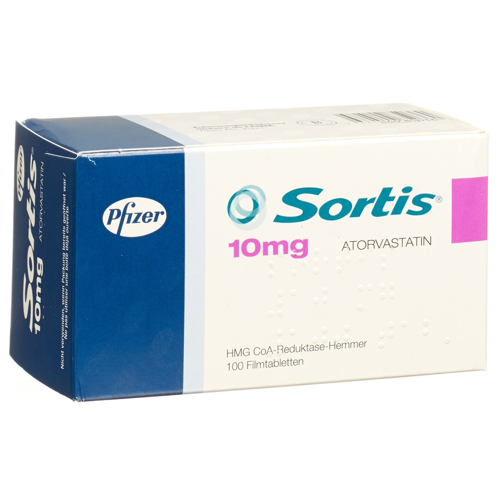 SORTIS cpr pell 10 mg blist 100 pce, image principale