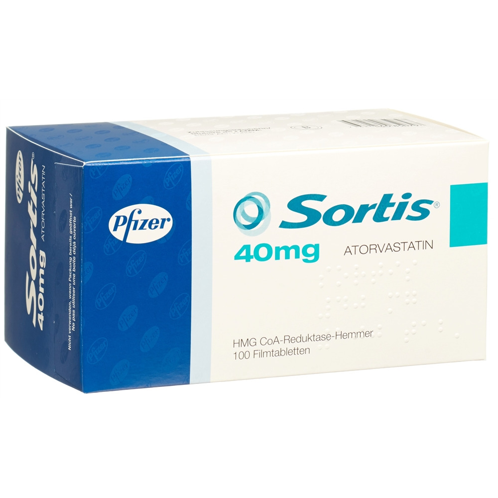 SORTIS cpr pell 40 mg blist 100 pce, image principale