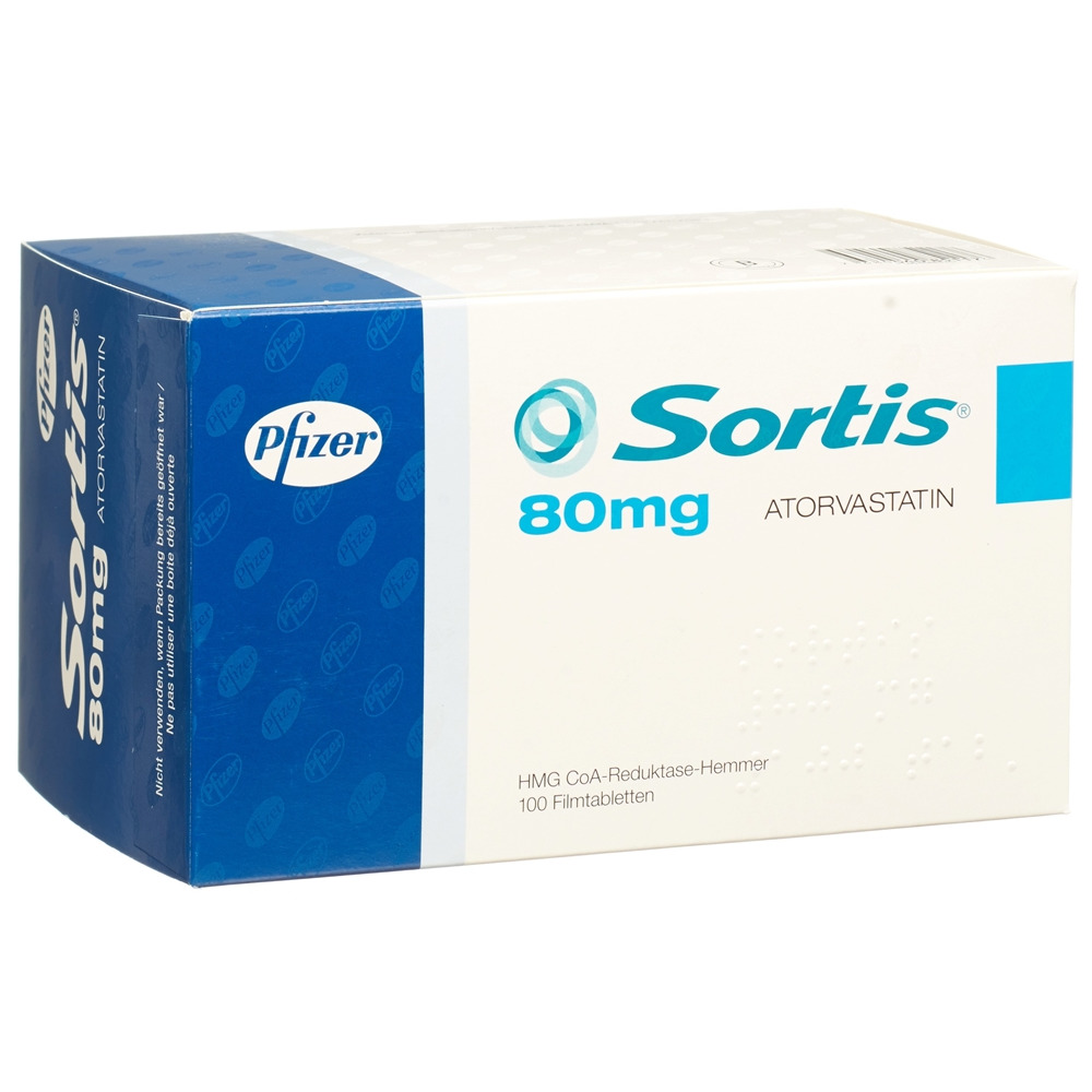 SORTIS Filmtabl 80 mg Blist 100 Stk, Hauptbild