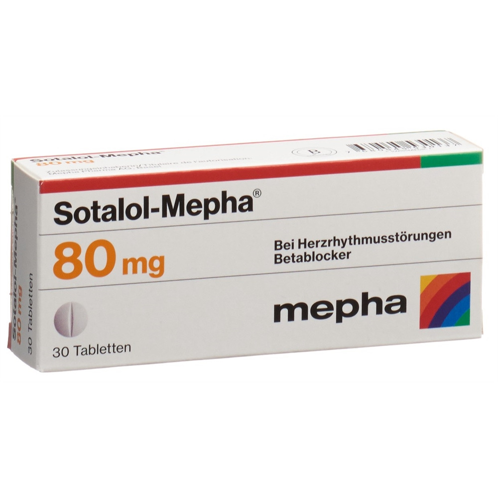 SOTALOL Mepha 80 mg, Hauptbild