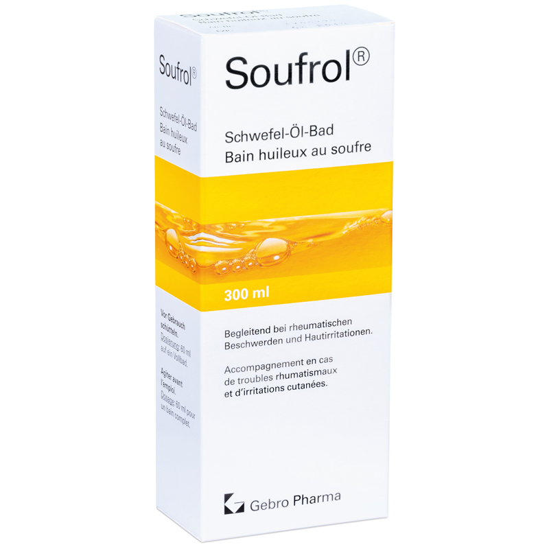 SOUFROL bain huileux au soufre, image principale