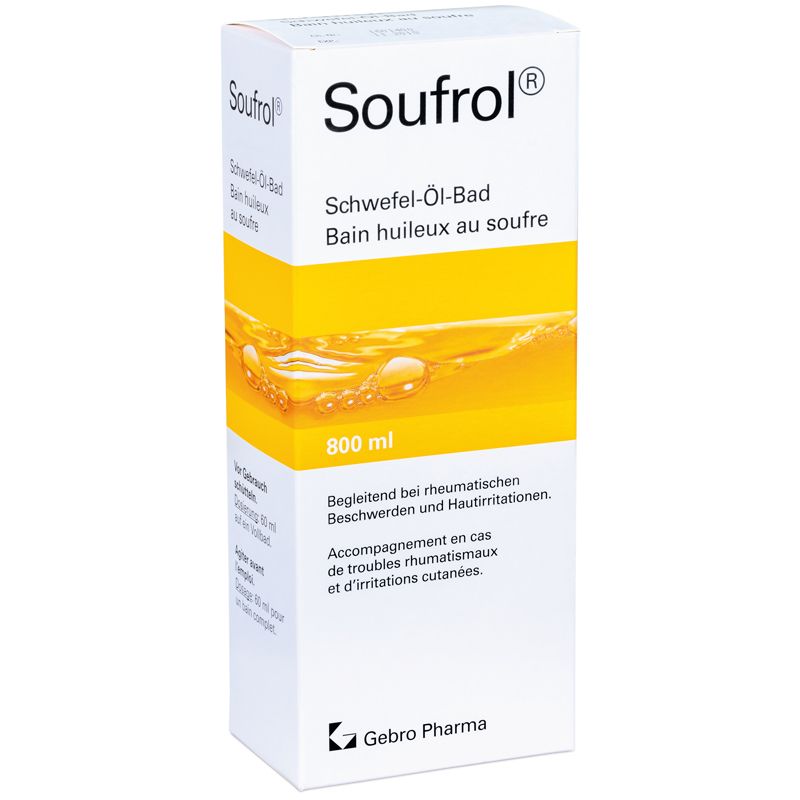 SOUFROL bain huileux au soufre